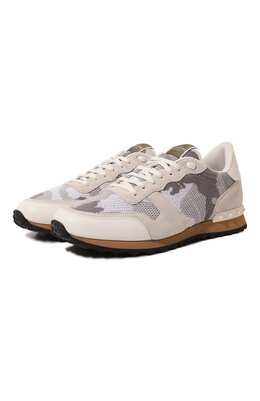 Valentino: Белые кроссовки  Rockrunner