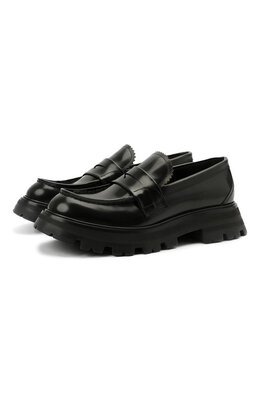 Alexander McQueen: Чёрные лоферы 