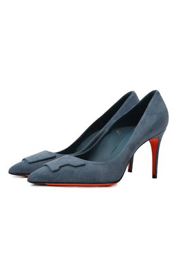 Santoni: Синие туфли 