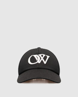 Off-White: Чорні кепки  OW