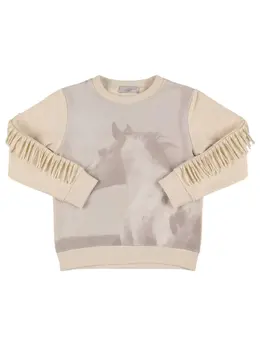 STELLA MCCARTNEY KIDS: Хлопковый свитшот 