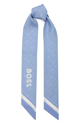 BOSS: Голубой шарф 