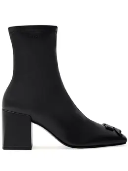 Courrèges: Чёрные ботинки 