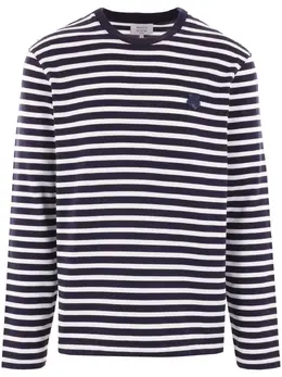 Maison Kitsuné: Свитер в полоску 