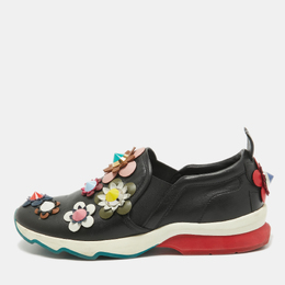 Fendi: Чёрные мокасины 