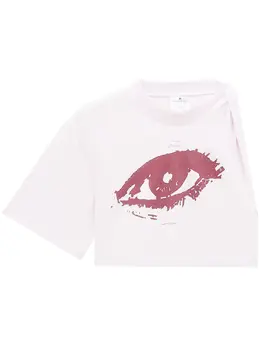 Courrèges: Футболка с коротким рукавом 