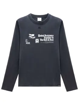 Courrèges: Свитшот с принтом 