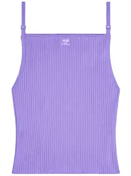 Courrèges: Фиолетовая майка 