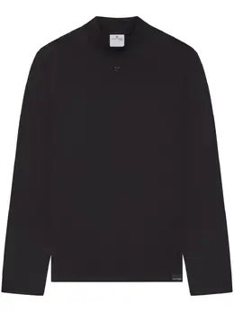 Courrèges: Чёрный свитшот 