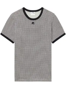 Courrèges: Хлопковая футболка 