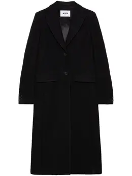 MSGM: Чёрное пальто 