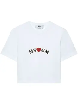 MSGM: Футболка с принтом 