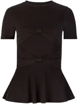 Nina Ricci: Футболка с бантом 