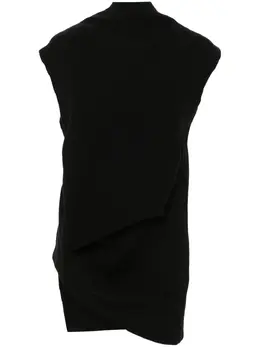 Rick Owens: Трикотажный жилет  Jumbo