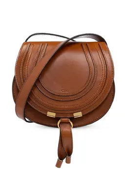 Chloé: Коричневая сумка  Marcie
