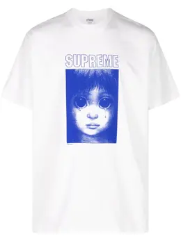 Supreme: Белая футболка 
