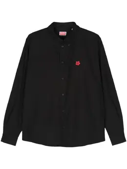 Kenzo: Рубашка с цветочным принтом 