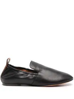 Lanvin: Чёрные лоферы 