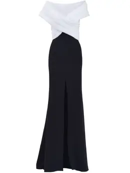 Tadashi Shoji: Двухцветное платье 