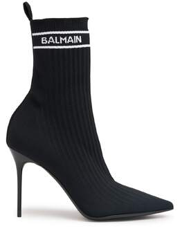 BALMAIN: Чёрные ботинки  Skye