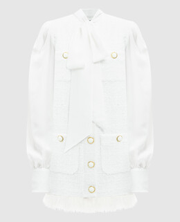 Balmain: Белое платье 