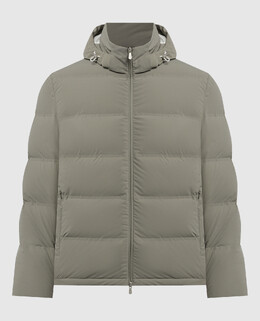 Brunello Cucinelli: Зелёный пуховик 