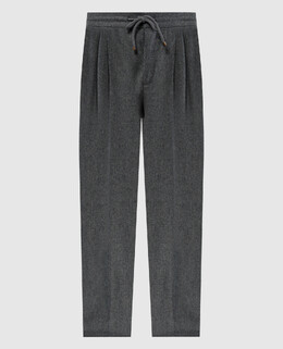 Brunello Cucinelli: Сірі брюки 