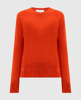 Jil Sander: Красный свитер 