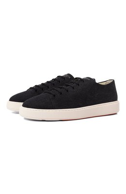 Santoni: Тёмные кеды  Cleanic