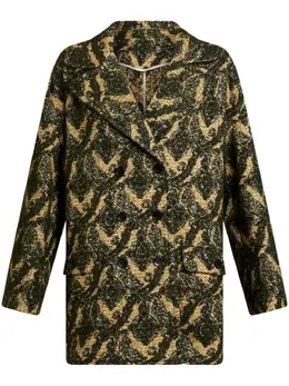 ETRO: Жаккардовое пальто 