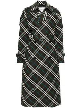 Burberry: Длинный плащ 
