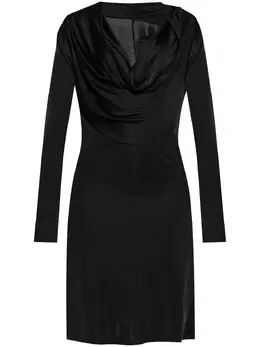 Helmut Lang: Платье с воротником-хомутом 