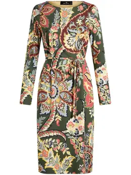 ETRO: Зелёное платье 