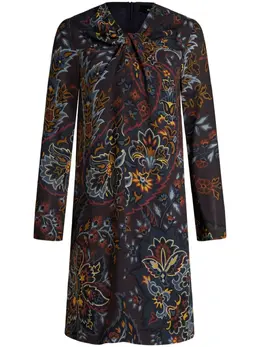 ETRO: Платье с принтом 