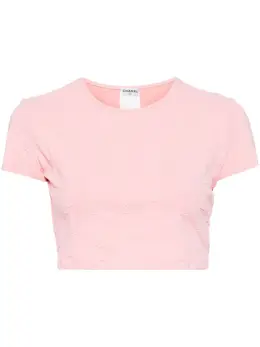 CHANEL Pre-Owned: Светлая футболка 
