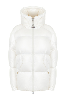 MONCLER: Белая куртка 