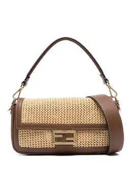 FENDI: Коричневая сумка  Baguette