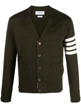 Thom Browne: Кардиган  4-Bar из шерсти