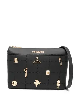 Love Moschino: Чёрная сумка через плечо 