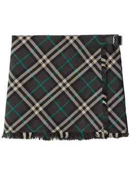 Burberry: Короткая юбка 