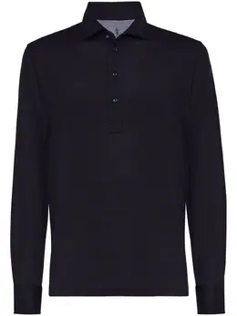 Brunello Cucinelli: Поло с длинным рукавом 