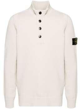 Stone Island: Свитер  Compass из шерсти