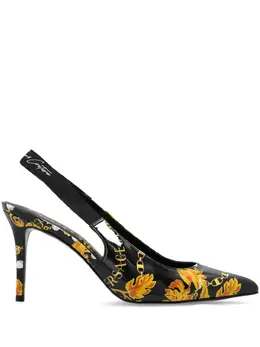 Versace Jeans Couture: Чёрные туфли 