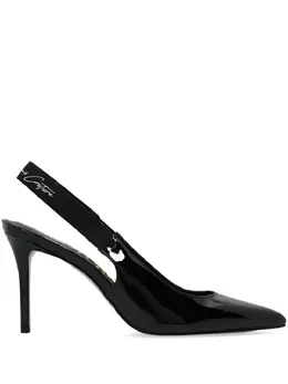 Versace Jeans Couture: Чёрные туфли 