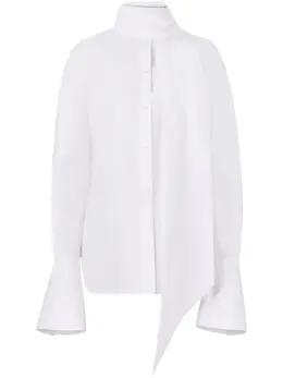 Nina Ricci: Рубашка с бантом 