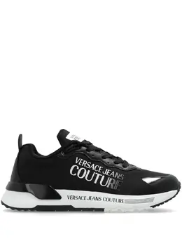 Versace Jeans Couture: Чёрные кроссовки 