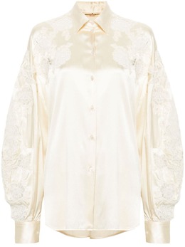 Ermanno Scervino: Рубашка с растительным принтом 