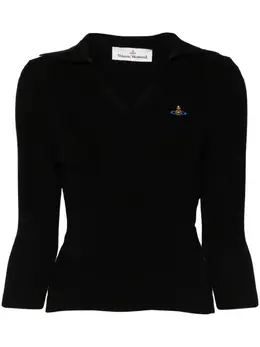 Vivienne Westwood: Чёрное поло  Orb