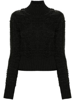 MM6 Maison Margiela: Рваный свитер 
