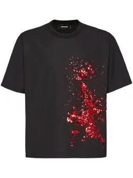 DSQUARED2: Футболка с блёстками 